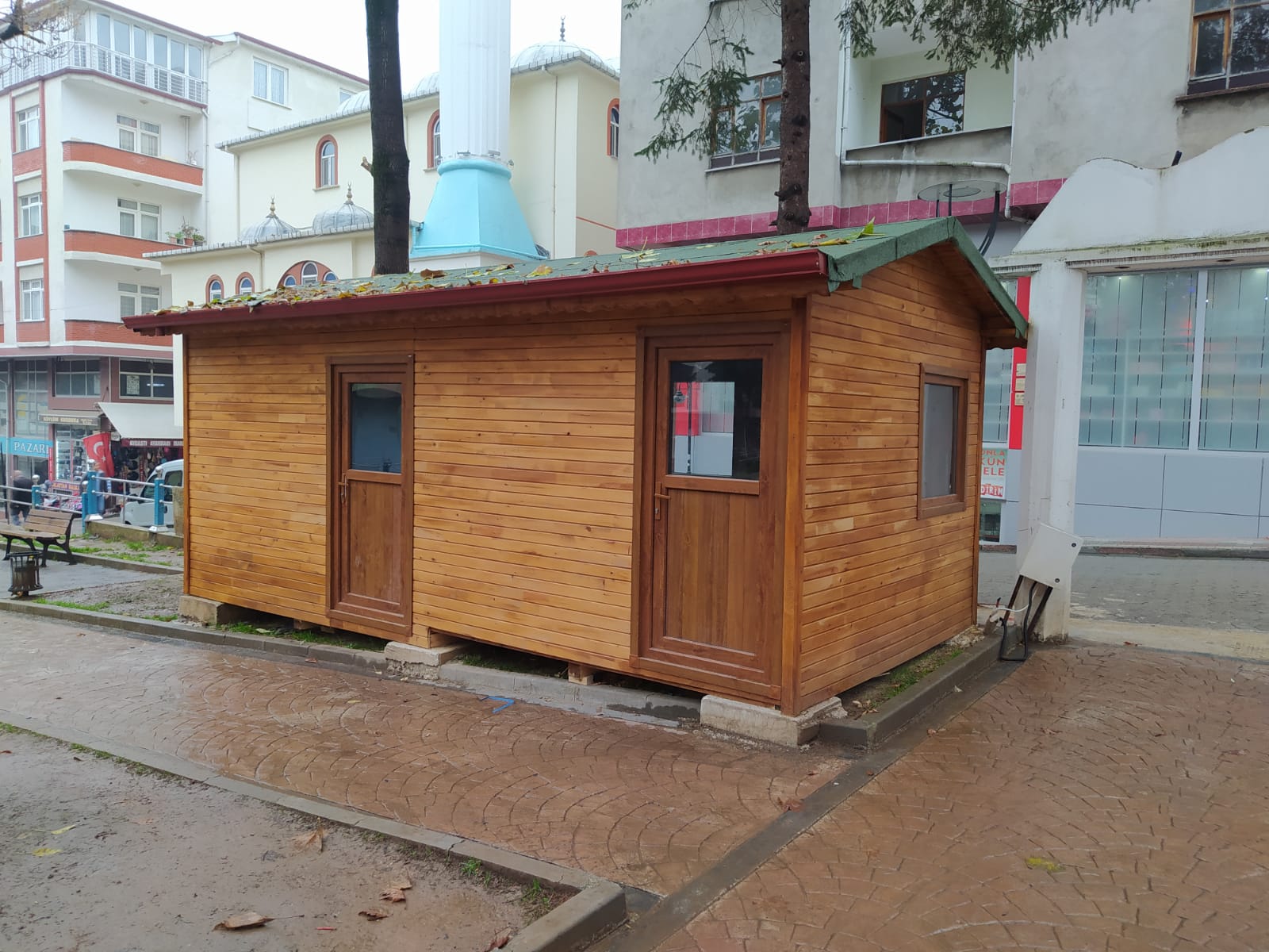Ahşap Satış Büfesi