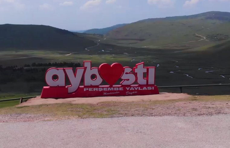 Aybastı Perşembe Yaylası Karga Tepesine Kutu Harf Tabela Yapımı