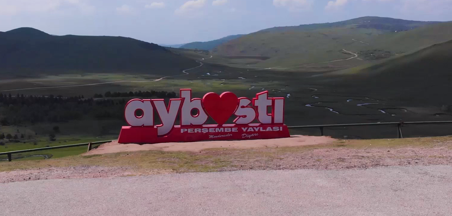 Aybastı Perşembe Yaylası Karga Tepesine Kutu Harf Tabela Yapımı